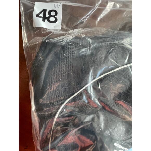 Unique Vintage Jana Black swing dress Polka Dot Bow 1950s Sz 1X #48 - Picture 11 of 11